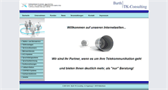 Desktop Screenshot of barth-tk-consulting.de